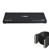OREI 1x8 2.0 8 Ports HDMI Splitter with 8-Pack 6ft HDMI Cable Full Ultra HDCP 2.2, 4K at 60Hz & 3D Supports EDID Control view 1