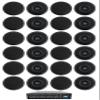 Rockville Rock Matrix 4 Bundle: 4-Zone 70V Commercial Matrix Amplifier with Source Routing and Bluetooth, (12) Pair CC525T Black 5.25 in in-Ceiling Speakers for Restaurant Audio, 13-Items view 1