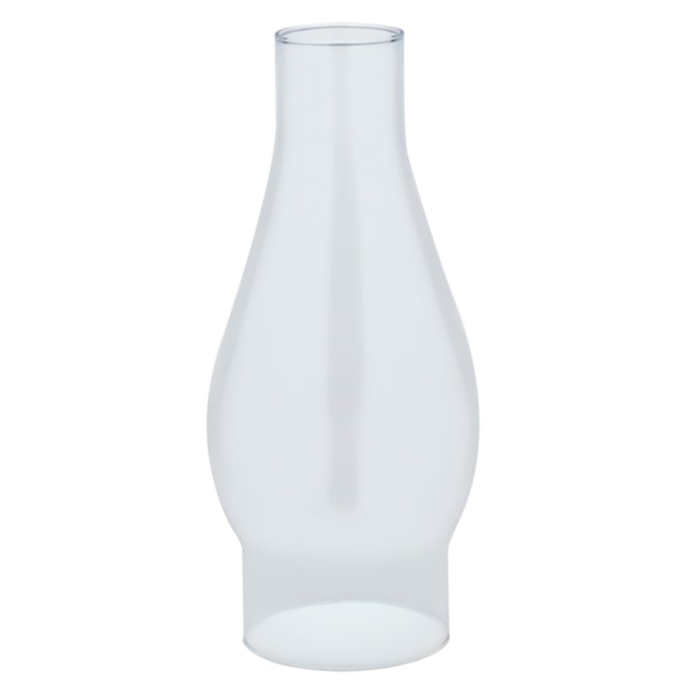 OHLECTRIC 2-5/8-Inch Handblown Clear Glass Chimney for Oil Lamp Use with Converted Electric Lamps Ideal Replacement Shade for Oil Lamps, 1-Pack OL-39179