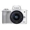 Canon EOS M50 Mark II + EF-M 15-45mm is STM Kit White view 2