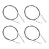 61 Inch Stainless Steel Nylon Brush Drain Hole Dredging Tool Long Sink Kitchen to Bathroom Tub view 3