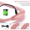 Betensh LED Neck Reading Light, Book Light for Reading in Bed,3 Brightness Levels Rechargeable, Long Lasting, Perfect for Reading, Knitting, Camping, Repairing (Light Pink) view 4