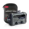 Tenergy Multifunctional Hand Crank Weather Radio with LED Flashlights, SOS Alarm, Cell Phone Charger, AM/FM/NOAA Radio Frequencies, Ideal for Emergencies view 1
