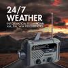 Tenergy Multifunctional Hand Crank Weather Radio with LED Flashlights, SOS Alarm, Cell Phone Charger, AM/FM/NOAA Radio Frequencies, Ideal for Emergencies view 4