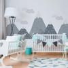 Giant Scandinavian Mountain Wall Sticker for Children 65 x 190 cm Dinka view 4
