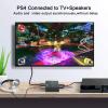 VPFET HDMI Audio Extractor Splitter 4K 3.5mm Adapter Converter with AUX RCA L or R Stereo Output Support 1080P 3D Compatable for PS4 Fire Stick Blu Ray Player etc view 3