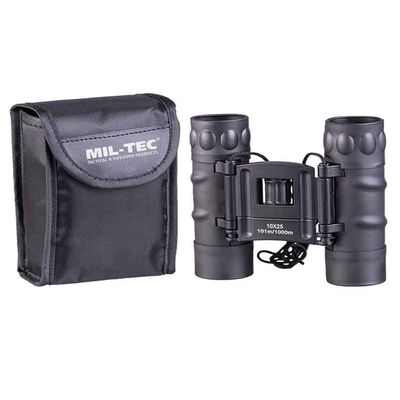 Mil-Tec Foldable Binocular Gen II 10x25 Black