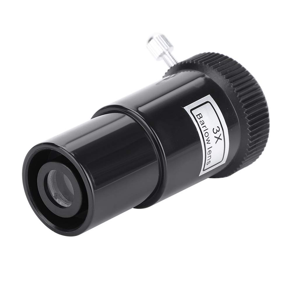 fosa1 Barlow Lens, 0.96 inch/24.5mm 3X Barlow Lens Lens for Astronomical Telescope eyepieces with Thread M42x0.75mm
