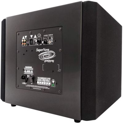 EARTHQUAKE Sound Supernova Luminous LU-12 12-Inch Powered Subwoofer with SLAPS V2 Passive Radiator, Piano Black