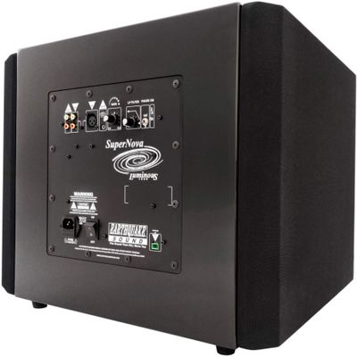 EARTHQUAKE Sound Supernova Luminous LU-15 15-Inch Powered Subwoofer with SLAPS V2 Passive Radiator, Piano Black