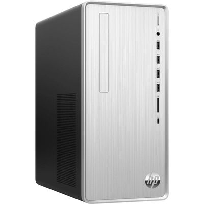 HP Pavilion Desktop PC, AMD Ryzen 5 4600G Processor 6-core with Radeon Graphics, 12 GB DDR4-3200 SDRAM, 512 GB HD - Windows 10 Home, Multi-Display Capable, 5.1 Surround Sound (TP01-1140)