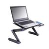 Adjustable Laptop Cooling Stand, Ergonomic Lap Desk Bed Couch Table, Laptop Stand Computer, Portable Laptop Workstation Notebook Stand Reading Holder, USB Fan, Mouse Pad, Riser Desk Table TV Bed Tray view 2