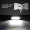 Partsam Waterproof Led Boat Lights White Beam 6.3 inch 36W IP67 Waterproof Deck Dock Marine Light 4000LMS 150Flood Light 12/24V Light Bar Aluminum Housing w/180Adjustable Mounting Bracket(2pcs/4pcs) view 3