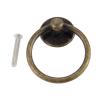 DUO ER Zinc Alloy Furniture Door Ring Pull Handle Knob Cabinet Dresser Drawer Pull Handle Antique Bronze/Black/White Jewelry Box Knob (Color : A) view 1