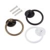 DUO ER Zinc Alloy Furniture Door Ring Pull Handle Knob Cabinet Dresser Drawer Pull Handle Antique Bronze/Black/White Jewelry Box Knob (Color : A) view 3