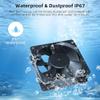 IP67 Waterproof 120mmx38mm 12V DC Cooling Fan High Speed 3500RPM RV Ventilation Exhaust 3-Pin Fan view 2