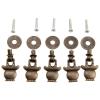 DUO ER 5pcs 38x23mm Antique Bronze Furniture Cabinet Knobs and Handles for Jewelry Wooden Box Door Knob Ring Dresser Drawer Pull Handle view 1
