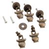 DUO ER 5pcs 38x23mm Antique Bronze Furniture Cabinet Knobs and Handles for Jewelry Wooden Box Door Knob Ring Dresser Drawer Pull Handle view 3