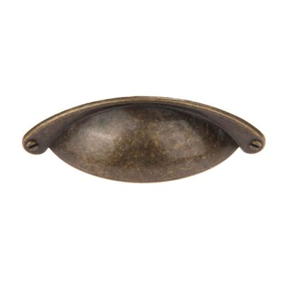 DUO ER 1pc 102x26mm Antique Brass Shell Pull Handle Vintage Furniture Handle Kitchen Drawer Cabinet Door Handle Furniture Cupboard Knob (Color : A)