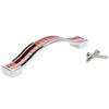 DUO ER 1pc 96/128/160mm Furniture Handle Diamond Crystal Alloy Cabinet Handle and Knob Cupboard Kitchen Wardrobe Drawer Pull Handle (Color : Red 96mm) view 1