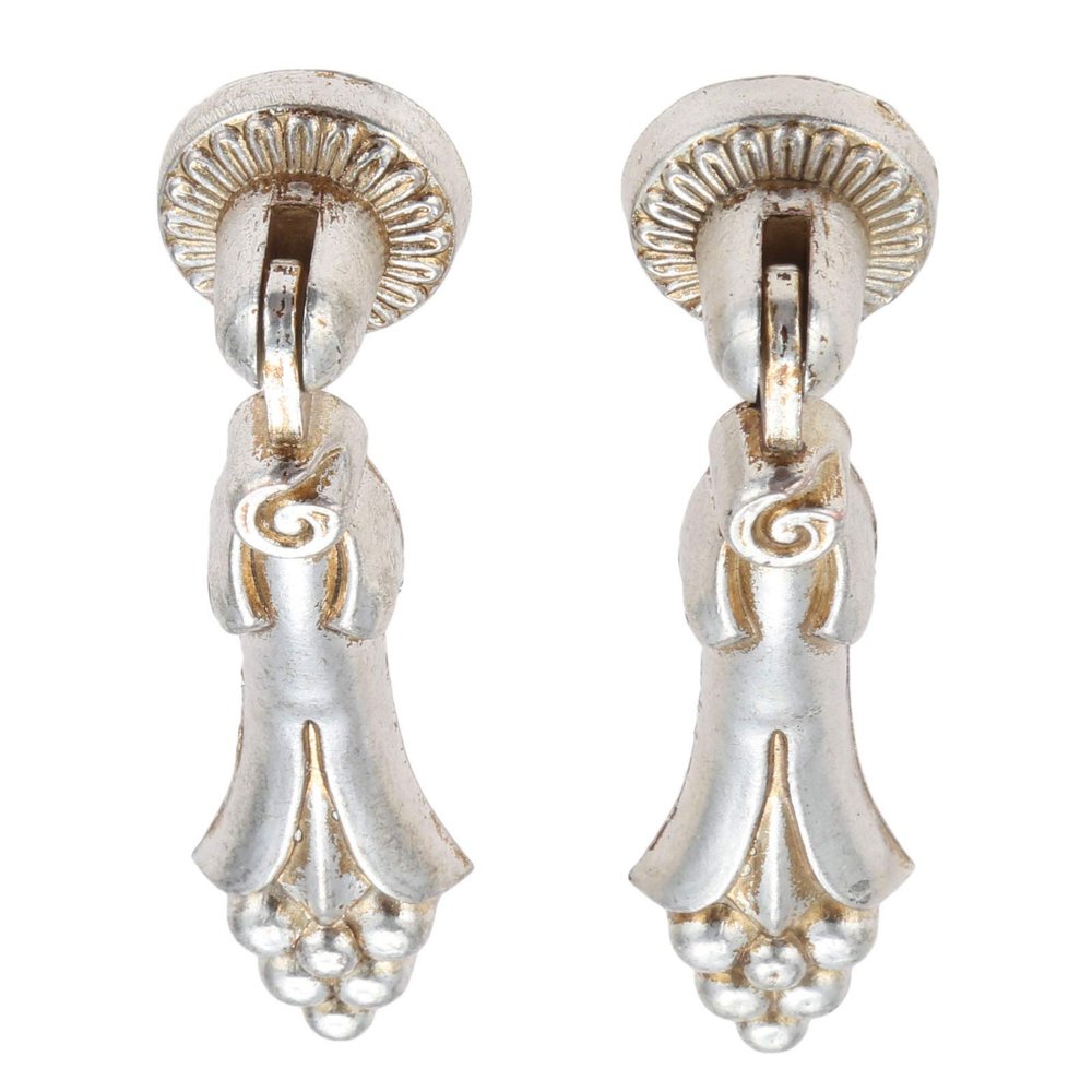 DUO ER 2pcs Antique Furniture Drop Pull Handle Cabinet Handles and Knobs Kitchen Drawer Cupboard Chinese Ring Pull Handles with Screws (Color : B)