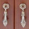 DUO ER 2pcs Antique Furniture Drop Pull Handle Cabinet Handles and Knobs Kitchen Drawer Cupboard Chinese Ring Pull Handles with Screws (Color : B) view 3