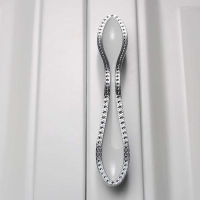 DUO ER 1pc 96/128mm Furniture Handles Cabinet Knobs and Handles Wardrobe Door Dresser Drawer Pulls Kitchen Cupboard Handle Home Decor (Color : 96mm)