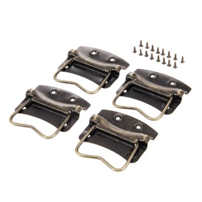 DUO ER 4pcs Antique Furniture Cabinet Handles Wooden Case Knobs Tool Boxes Handles Kitchen Drawer Pull for Furniture Hardware Bronze (Color : 56x54mm)