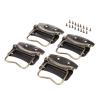 DUO ER 4pcs Antique Furniture Cabinet Handles Wooden Case Knobs Tool Boxes Handles Kitchen Drawer Pull for Furniture Hardware Bronze (Color : 56x54mm) view 1