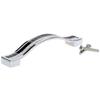 DUO ER 1pc 96/128/160mm Furniture Handle Diamond Crystal Alloy Cabinet Handle and Knob Cupboard Kitchen Wardrobe Drawer Pull Handle (Color : Black 96mm) view 1