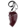 Backbayia PU Leather Salon Scissors Pouch Holster Barber Hairdressing Tools Bag Organizer (Purple) view 2