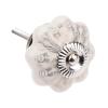 DUO ER 1pc 40x25mm Ceramic Pull Knob Furniture Handle Flower Cabinet Knobs and Handles Cupboard Kitchen Drawer Pull Furniture Hardware (Color : B) view 1
