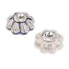 DUO ER 1pc 40x25mm Ceramic Pull Knob Furniture Handle Flower Cabinet Knobs and Handles Cupboard Kitchen Drawer Pull Furniture Hardware (Color : B) view 2