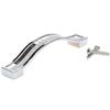 DUO ER 1pc 96/128/160mm Furniture Handle Diamond Crystal Alloy Cabinet Handle and Knob Cupboard Kitchen Wardrobe Drawer Pull Handle (Color : Silver 96mm) view 1