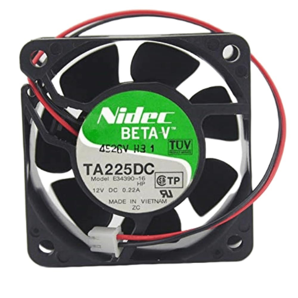 for TA225DC E34390-16 12V 0.22A 60MM 6025 2-Wire Cooling Fan