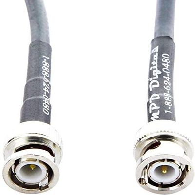 MPD Digital I RG8X Coaxial Cable I BNC Male to BNC Male Connectors I Low Loss RF Coax I CB, Ham Radio, Transmitters, Antenna I 40 FT