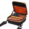 Aenllosi Hard Carrying Case Compatible with Fujifilm Instax Square SQ40/SQ1 Instant Camera,Mesh Pocket for Fujifilm Instax Square Film & Charging Cable(Inside Orange) view 3