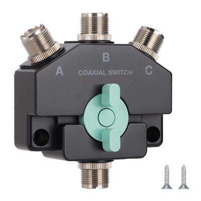 Heavy Duty Coax Switch Antenna Short- Base with 3 Port Antenna Repeater