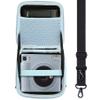Aenllosi Hard Carrying Case Compatible with Fujifilm Instax Square SQ40/SQ1 Instant Camera,Mesh Pocket for Fujifilm Instax Square Film & Charging Cable(Inside Blue) view 1