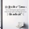 Life is Like a Camera - quotes wall stickers motivation, Vinyl Wall Art Stickers for Office, school, Home view 1
