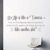 Life is Like a Camera - quotes wall stickers motivation, Vinyl Wall Art Stickers for Office, school, Home view 4