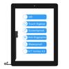for iPad 4 4th Generation Screen Replacement for iPad 4 A1458 A1459 A1460 Touchscreen Digitizer Glass Panel with Home Button Repair Parts, Free Tempered Glass and Tools Kits view 2