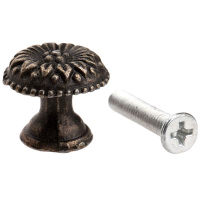 DUO ER 1pc Antique Bronze Furniture Cabinet Knobs and Handles Kitchen Drawer Cupboard Door Pull Handle Jewelry Wood Box Wooden Handles (Color : 17X15mm)