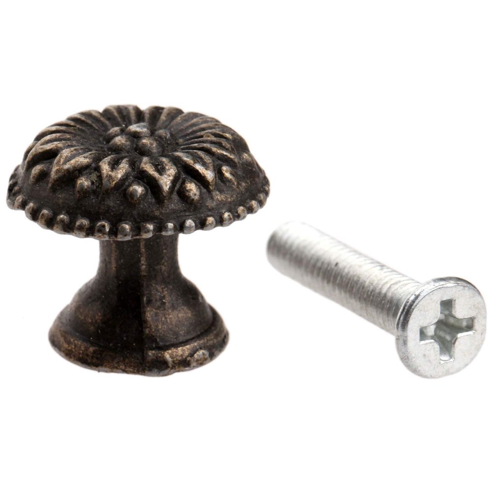 DUO ER 1pc Antique Bronze Furniture Cabinet Knobs and Handles Kitchen Drawer Cupboard Door Pull Handle Jewelry Wood Box Wooden Handles (Color : 17X15mm)