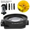 58mm Macro Filter, Sports Camera 16X Macro Close Up Optical Glass Lens Filter for GP 8 view 2