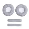 1 Pair Earphone Ear Pads w/Headband Cushions for Sennheiser PX100 PX200 Audio Video Earphone Accessories High Earpads - (Color: Grey) view 1
