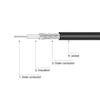 uxcell Antenna Extension Cable RP-SMA Male to RP-SMA Female Bulkhead Low Loss RG174 8 Inch view 4