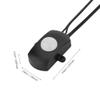 LED DC 5-24V Mini PIR Motion Sensor Occupancy Sensor 4A Infrared Motion Sensor Detector Automatic with USB Interface Lighting for Bathroom(Black) view 2