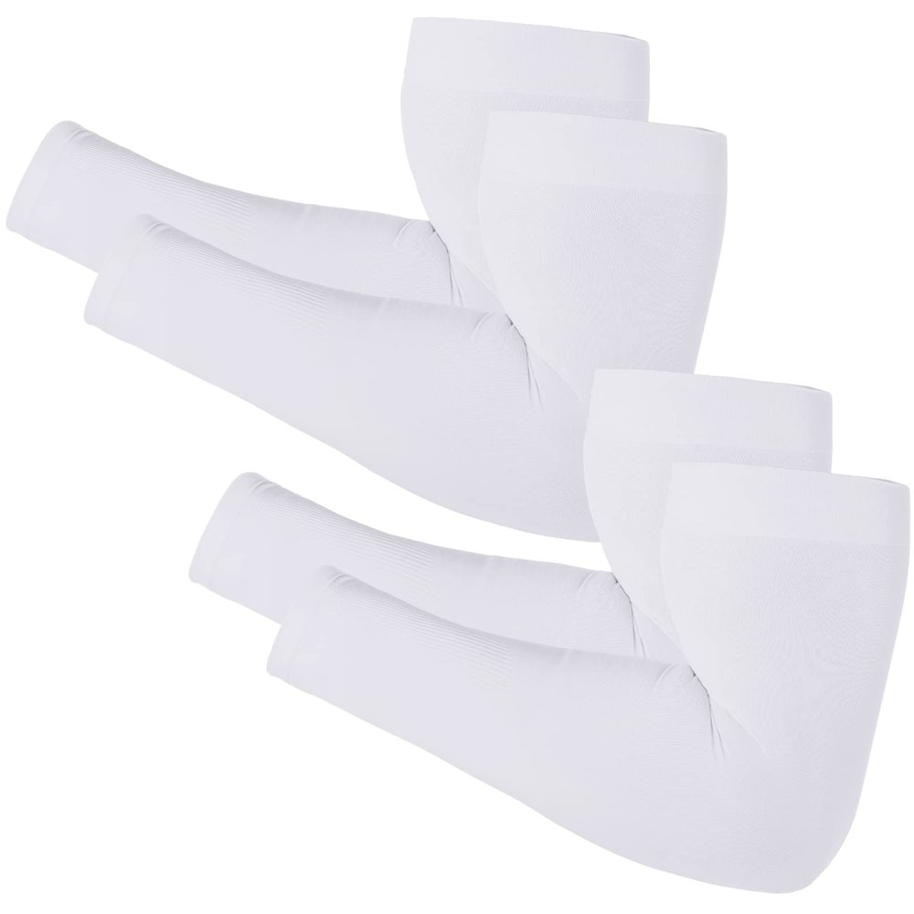 Newbyinn Arm Sleeves for Men Women, Size L - XL, UV Sun Protection Sleeve to Cover Tattoo, Cooling Compression Arm Cover
