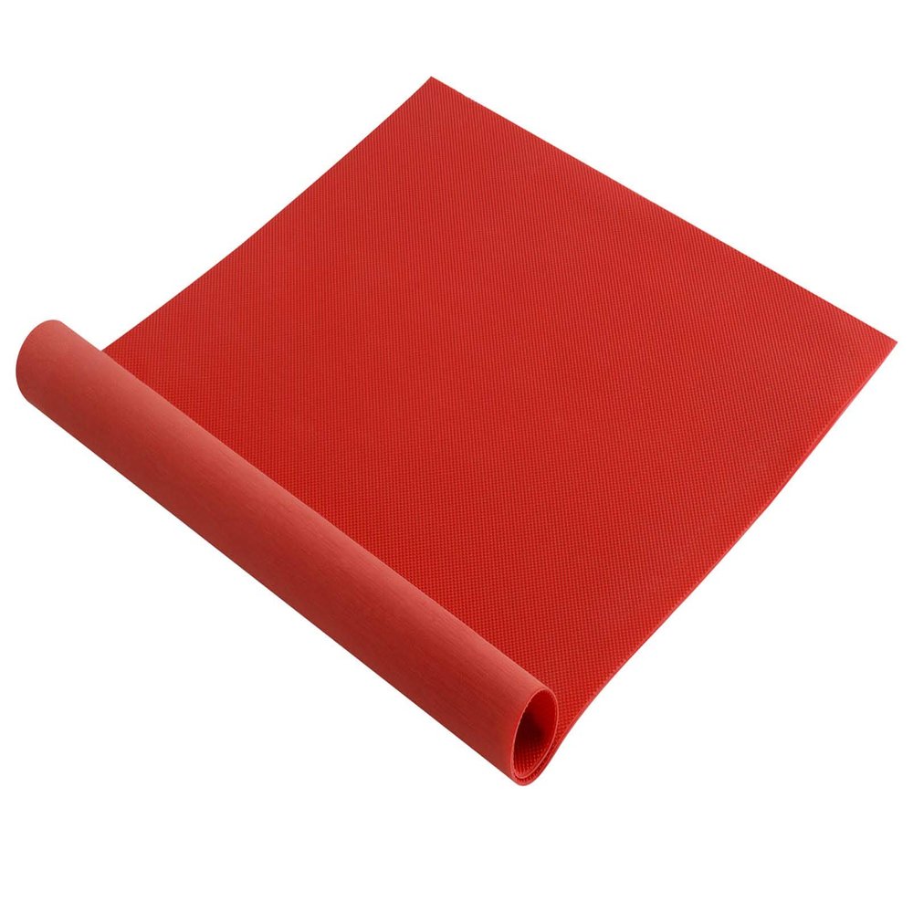 Shoe Sole Repair Rubber Soling Sheet, Non-Slip Shoe Pads Replacement for Bottom of Shoes (Red)